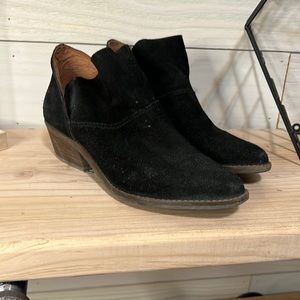 Suede booties